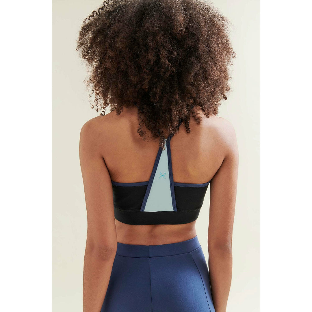 Wellicious Fresher croppat linne, kaviarsvart