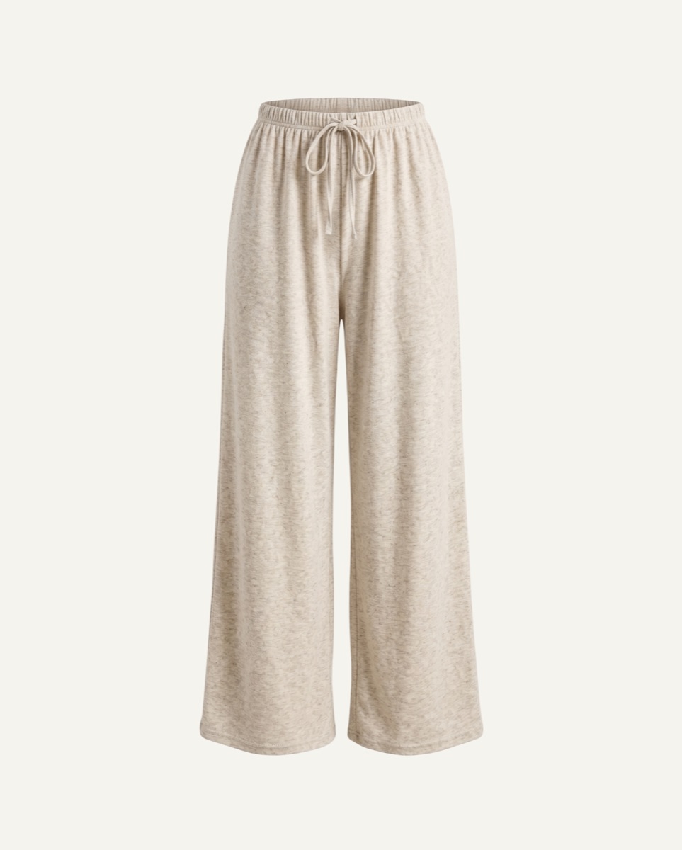 Zubek vida palazzo-pyjamasbyxor dam, ekologisk bomull & linne