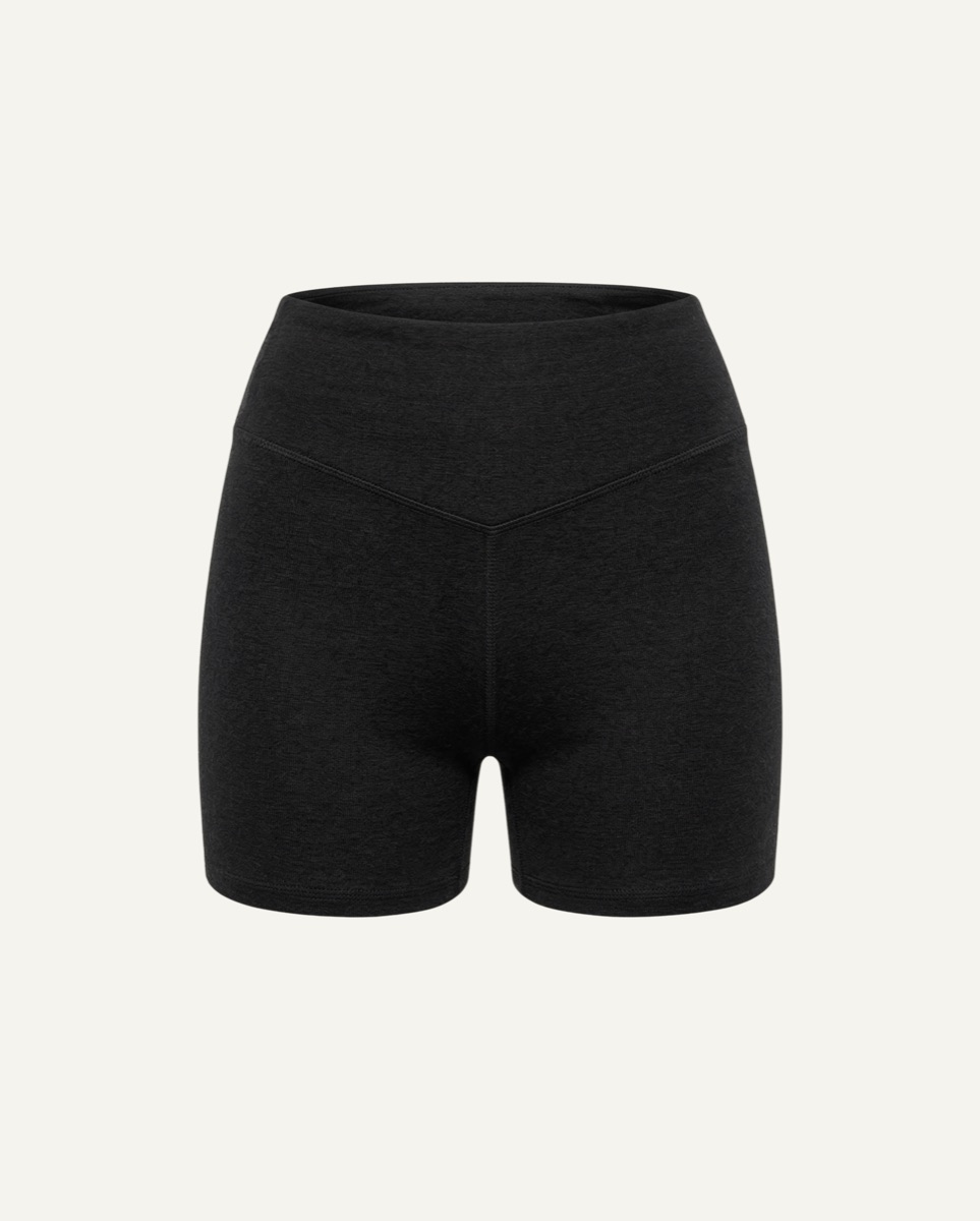Zubek bikershorts i merinoull dam, svart